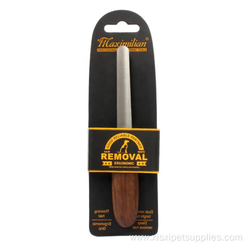 Upscale Wooden Handle Metal Pet Nail File